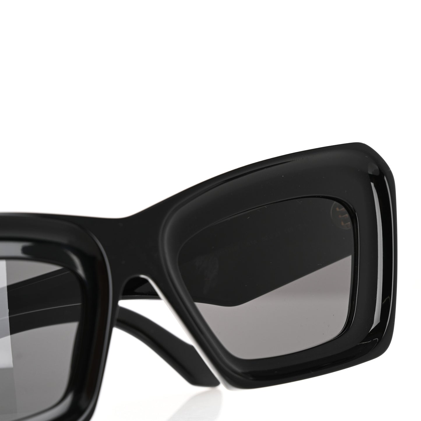 Acetate Anagram Cat Eye Sunglasses LW40145I Black