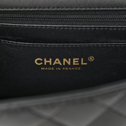 Chanel Lambskin Quilted Metal Mini Top Handle Rectangular Flap Black 6 of 12