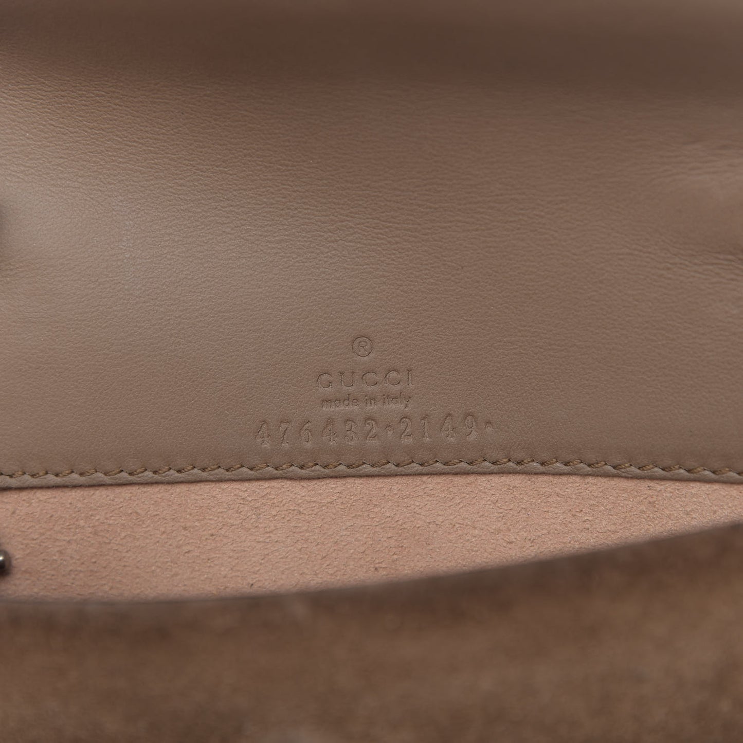 GG Supreme Monogram Super Mini Dionysus Shoulder Bag Taupe