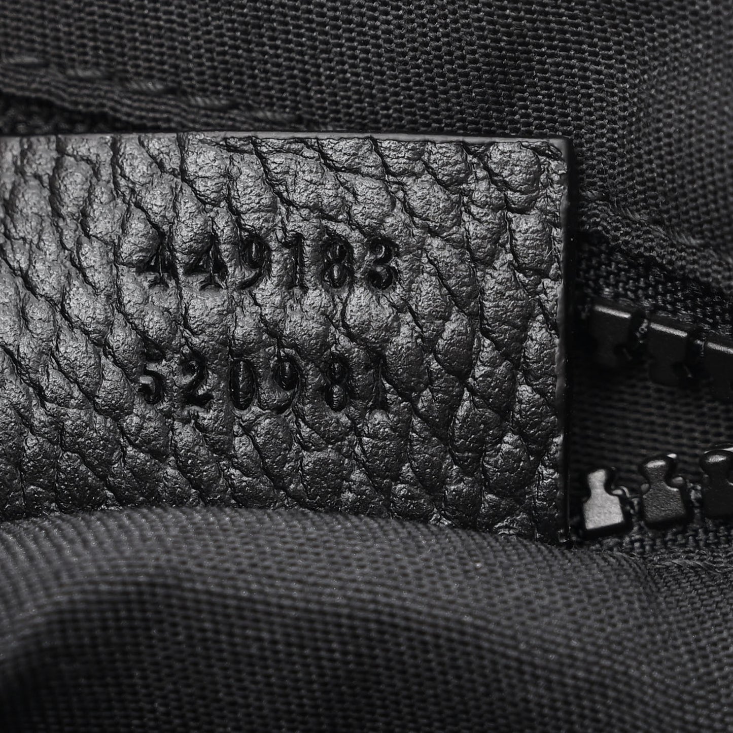 Nylon Monogram Mini Flat Messenger Bag Black