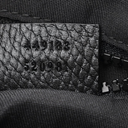 Gucci Nylon Monogram Mini Flat Messenger Bag Black 7 of 10