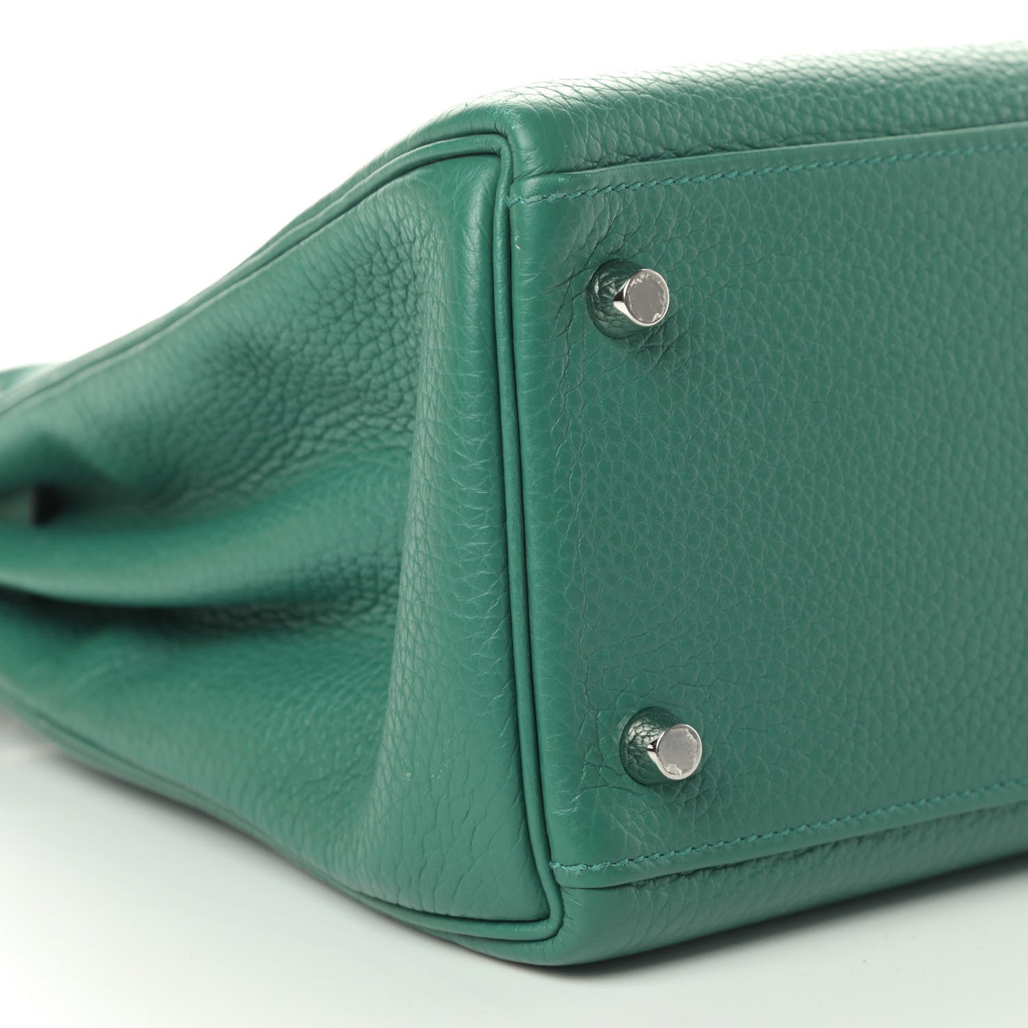 Hermes Taurillon Clemence Kelly Retourne 28 Vert Vertigo 6 of 9