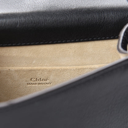 Chloe Calfskin Suede Small Nile Bracelet Bag Black 8 of 10