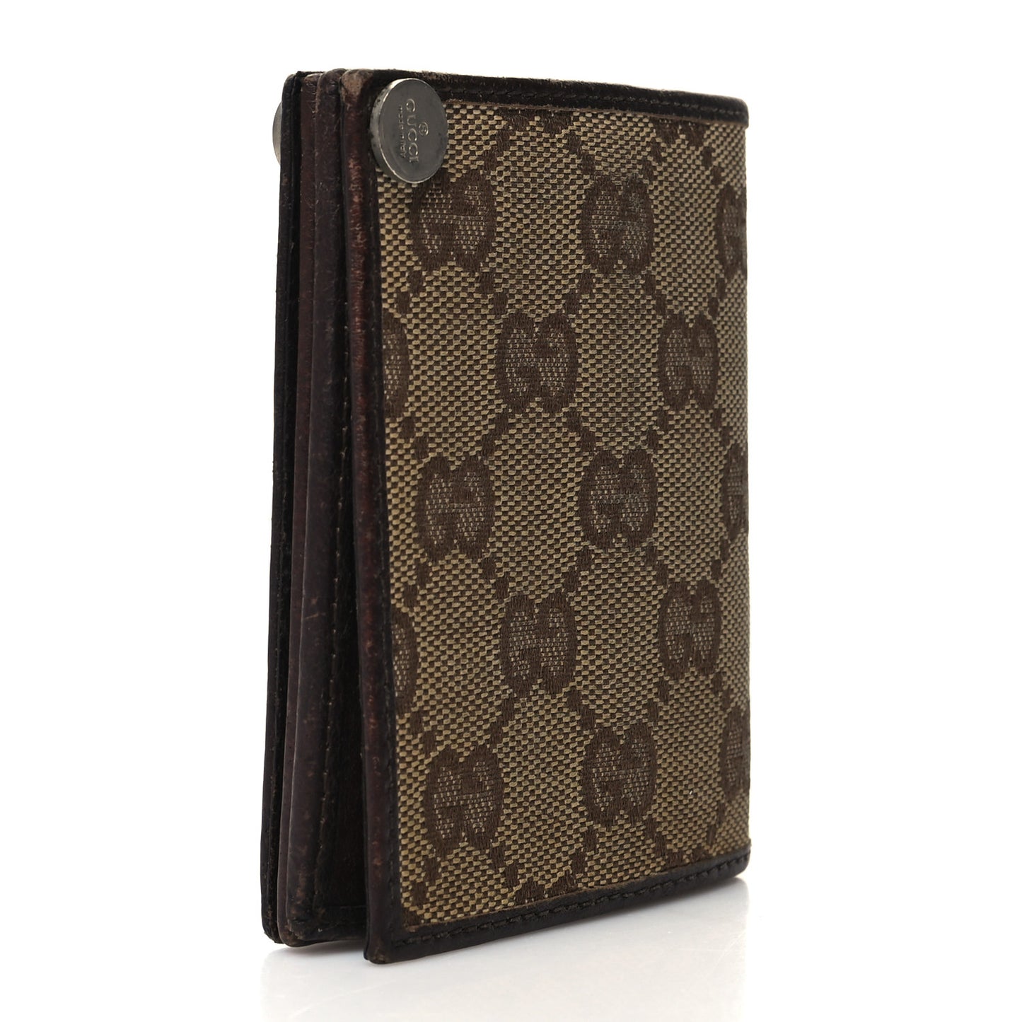 Monogram Bi-Fold Wallet Dark Brown
