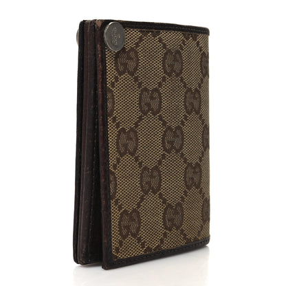 Gucci Monogram Bi-Fold Wallet Dark Brown 3 of 13