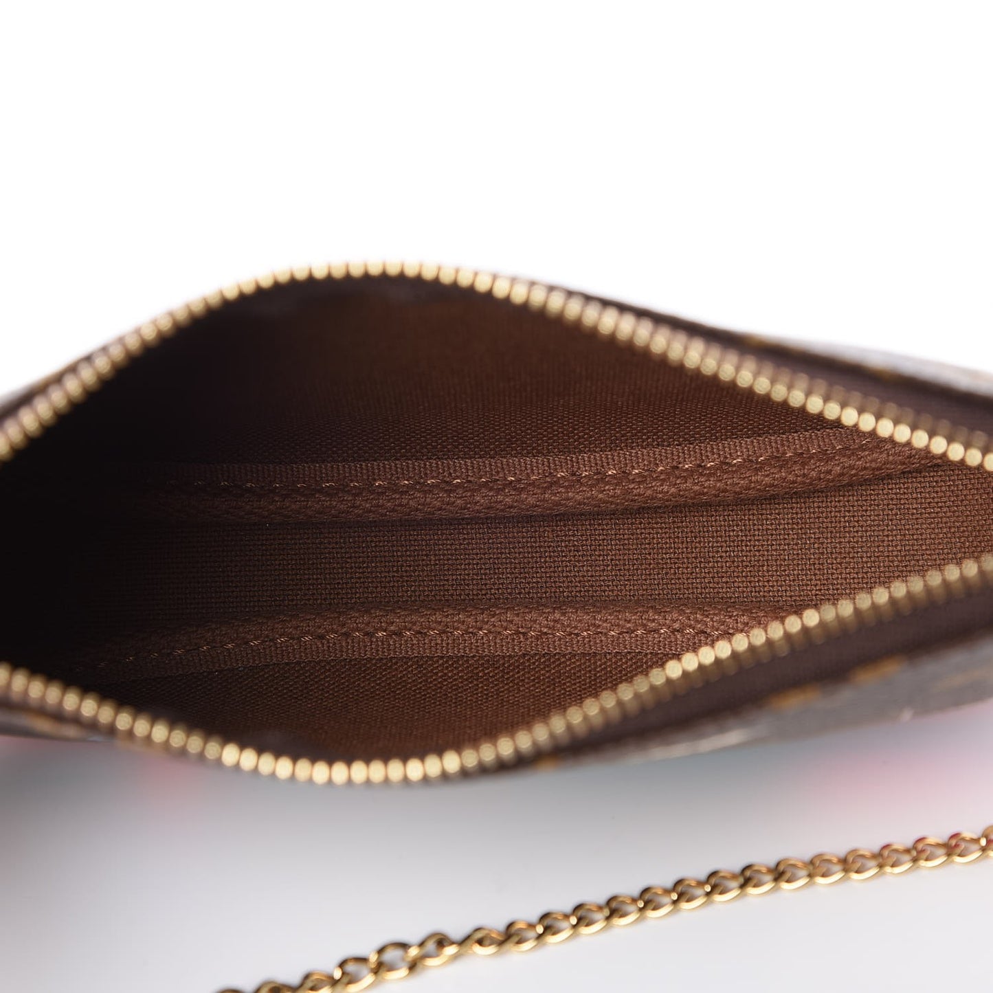 Monogram 2016 Christmas Animation Mini Pochette Accessories Rose Ballerine