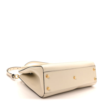 Gucci Boarded Plutone Calfskin Medium Jackie 1961 Tote Mystic White 4 of 10