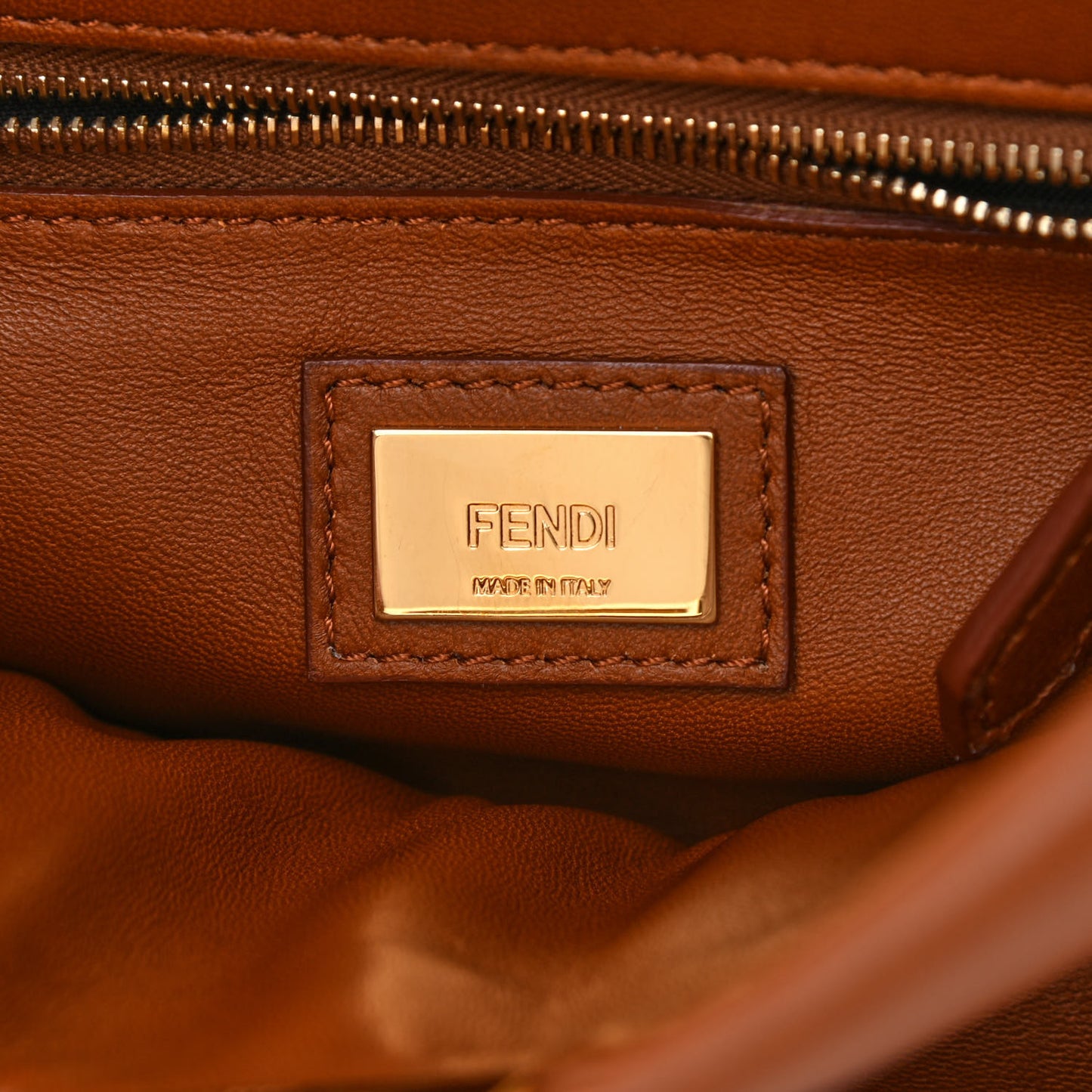 Nappa Mini Peekaboo Iconic Satchel Corteccia