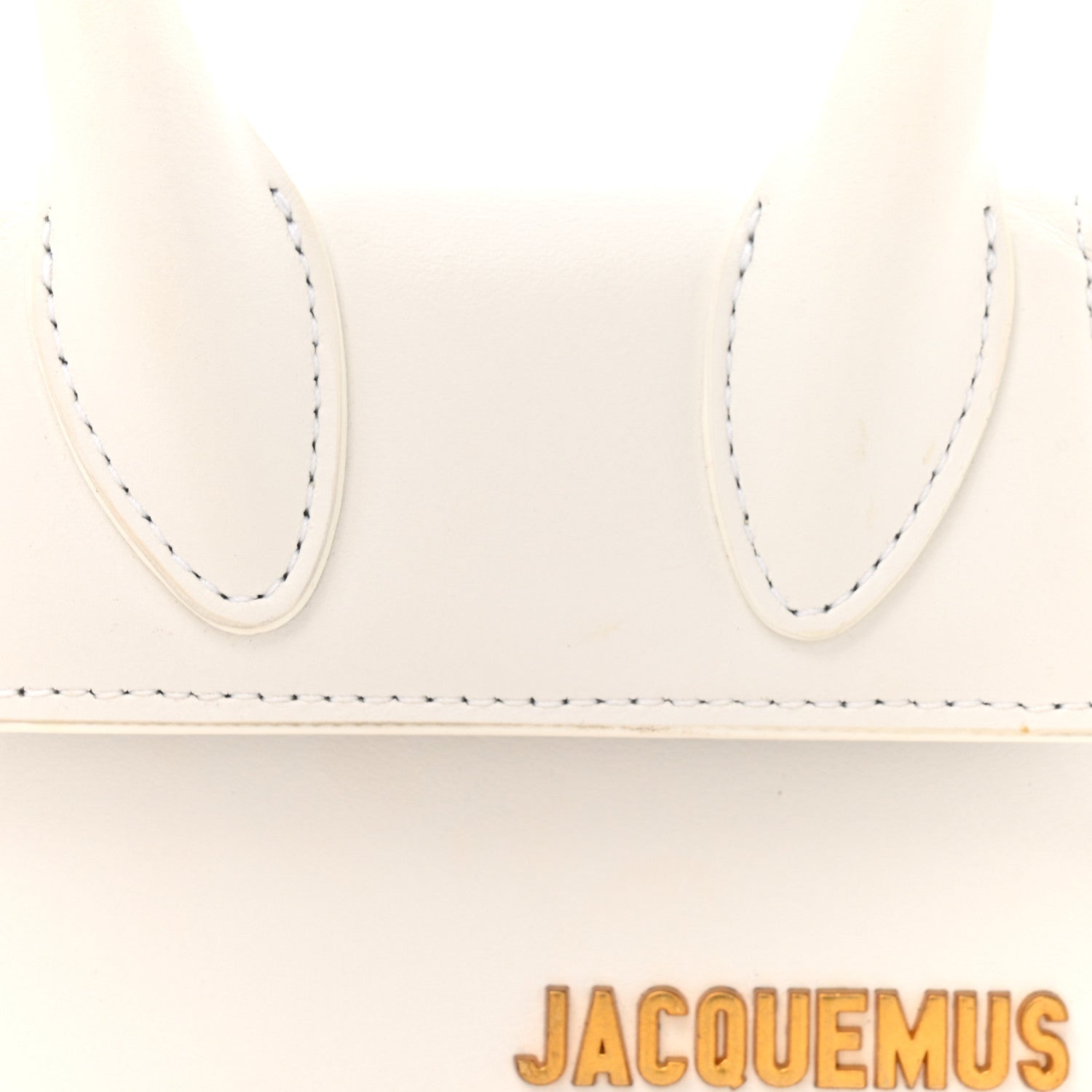 Jacquemus Smooth Calfskin Le Chiquito White 1849303 – FASHIONPHILE