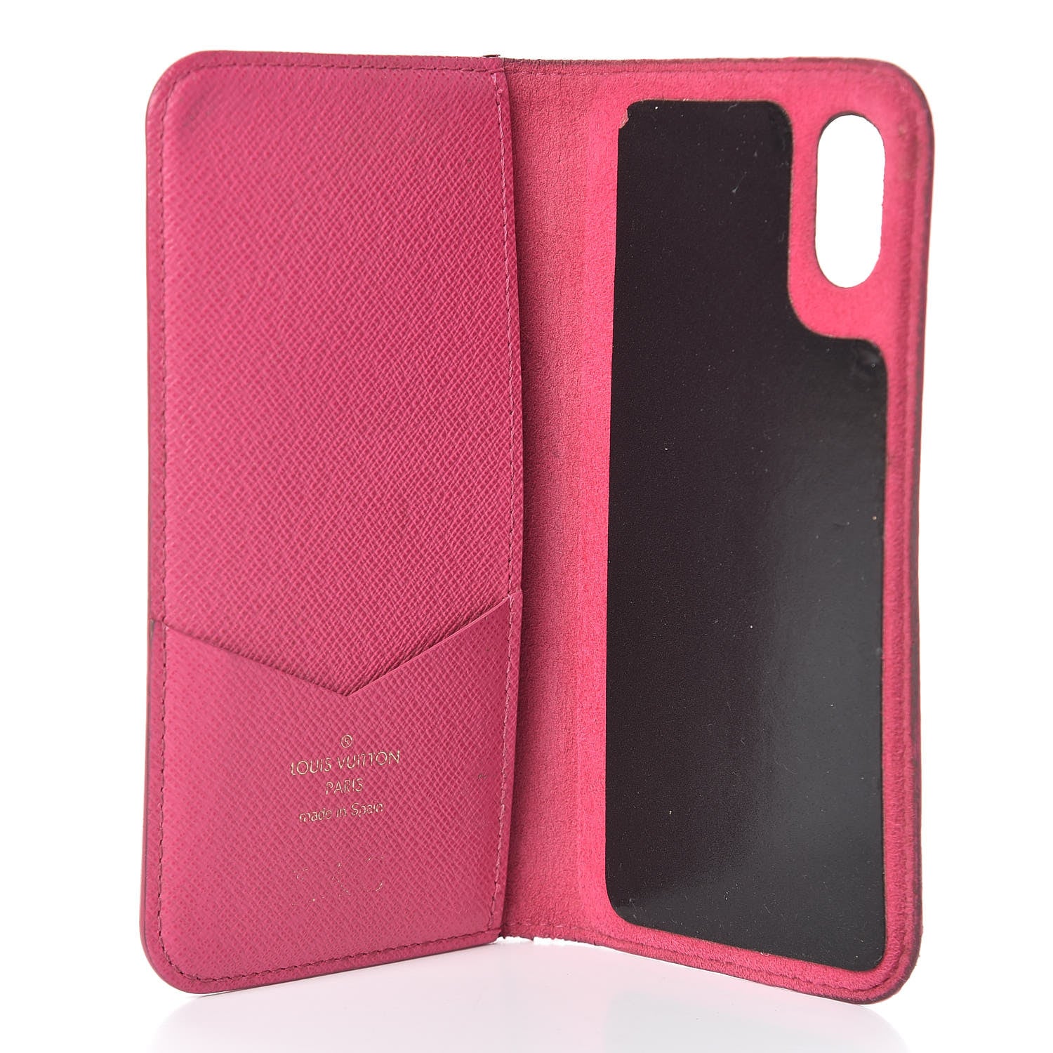 Louis Vuitton Monogram iPhone X Folio Case Rose Pop 5 of 13