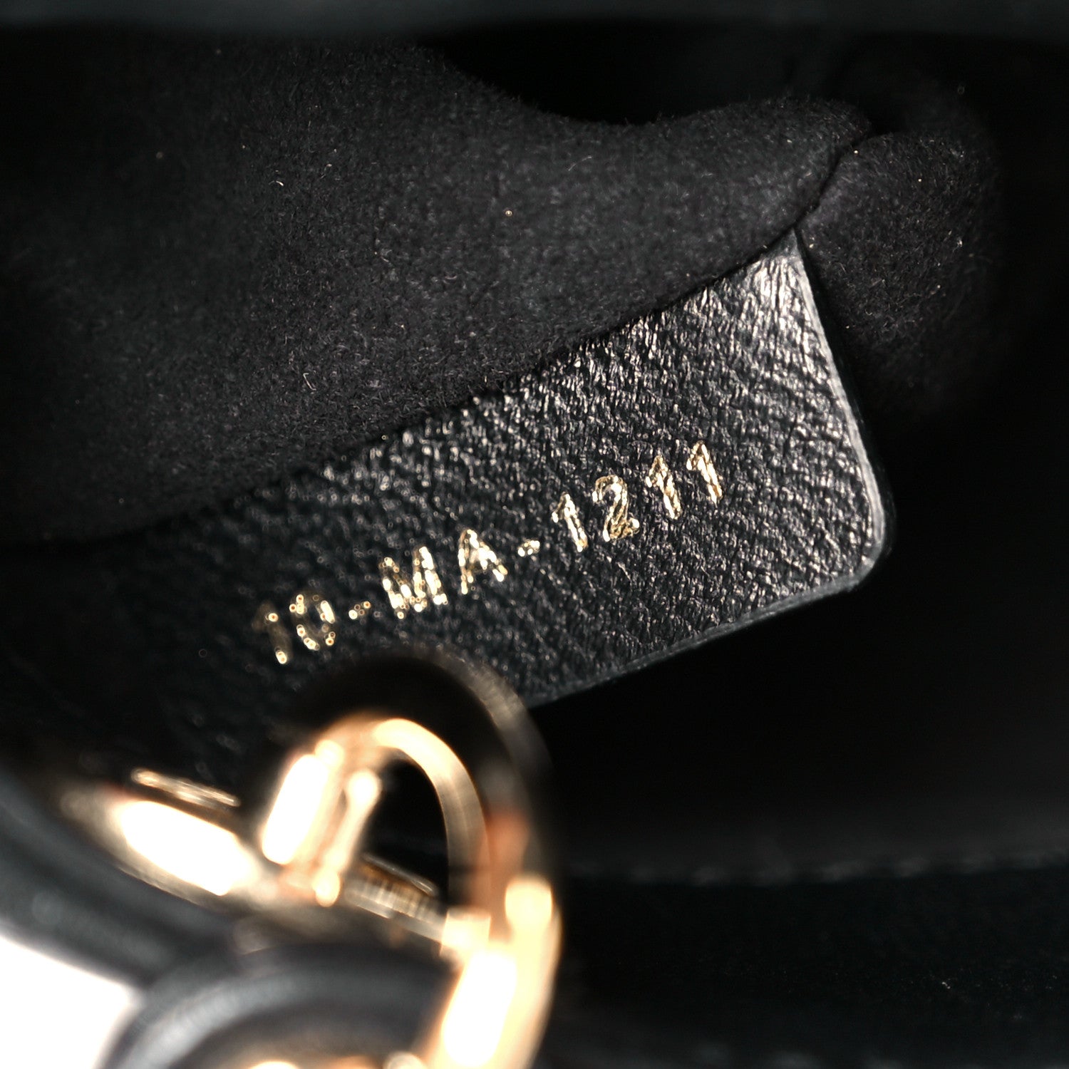 Christian Dior Lambskin Cannage Micro Lady Dior Black 7 of 10