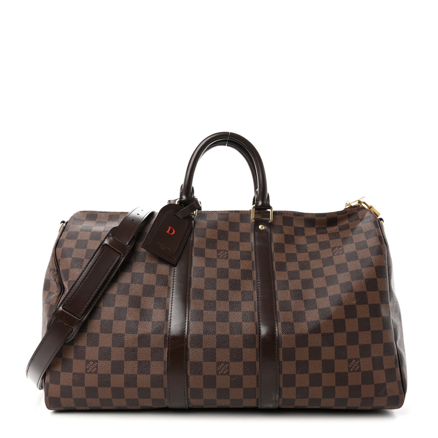 Louis Vuitton LOUIS VUITTON Damier Ebene Keepall Bandouliere 45 1 of 22