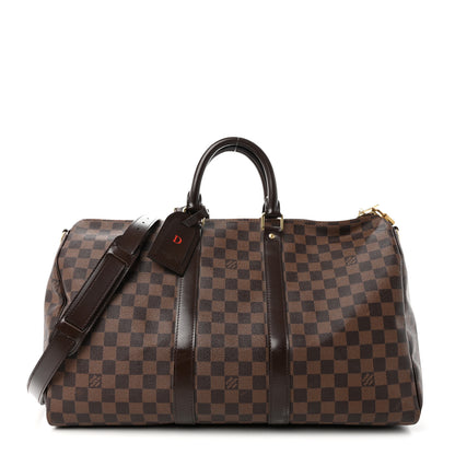Louis Vuitton LOUIS VUITTON Damier Ebene Keepall Bandouliere 45 1 of 22