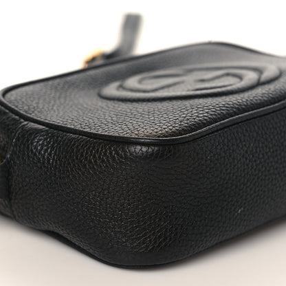 Gucci Pebbled Calfskin Mini Soho Disco Bag Black 8 of 9