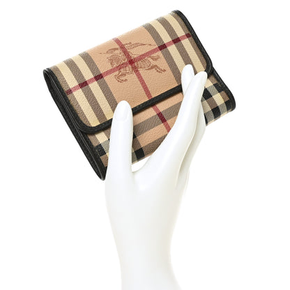 Burberry Haymarket Check Medium Bellfield ID Wallet Chocolate 2 of 7