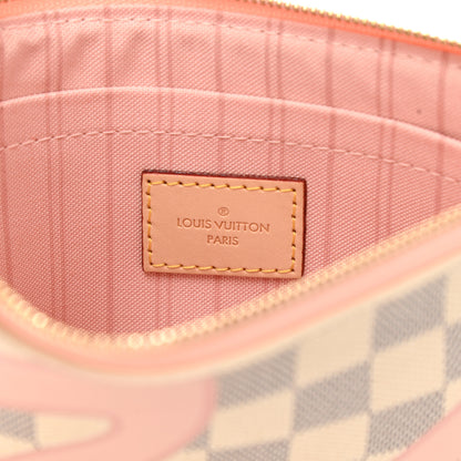 Louis Vuitton Damier Azur Tahitienne Neverfull MM GM Pochette 6 of 7