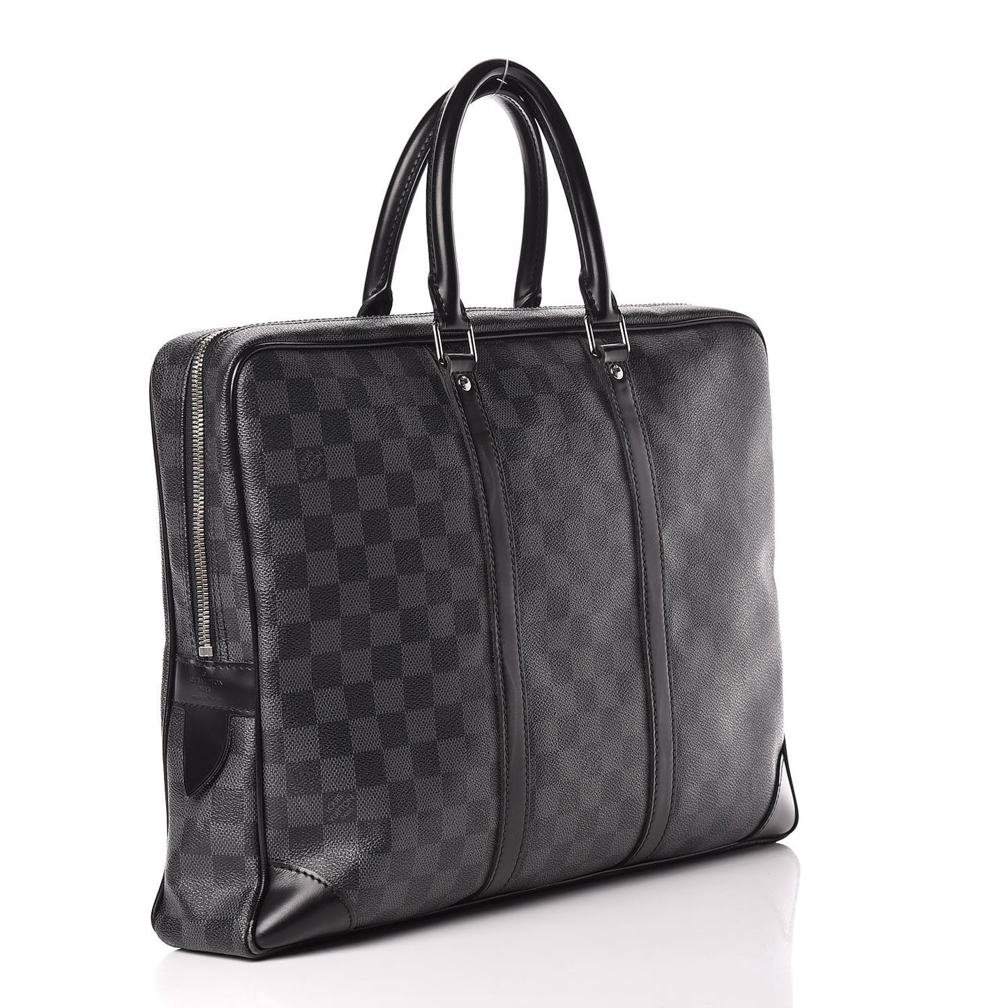 Damier Graphite Porte-Documents Voyage