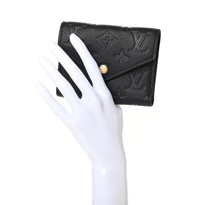 Louis Vuitton Empreinte Victorine Wallet Black 2 of 6