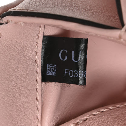 Gucci Roxy Calfskin Web Mini Blondie Shoulder Bag Powder Pink 7 of 10