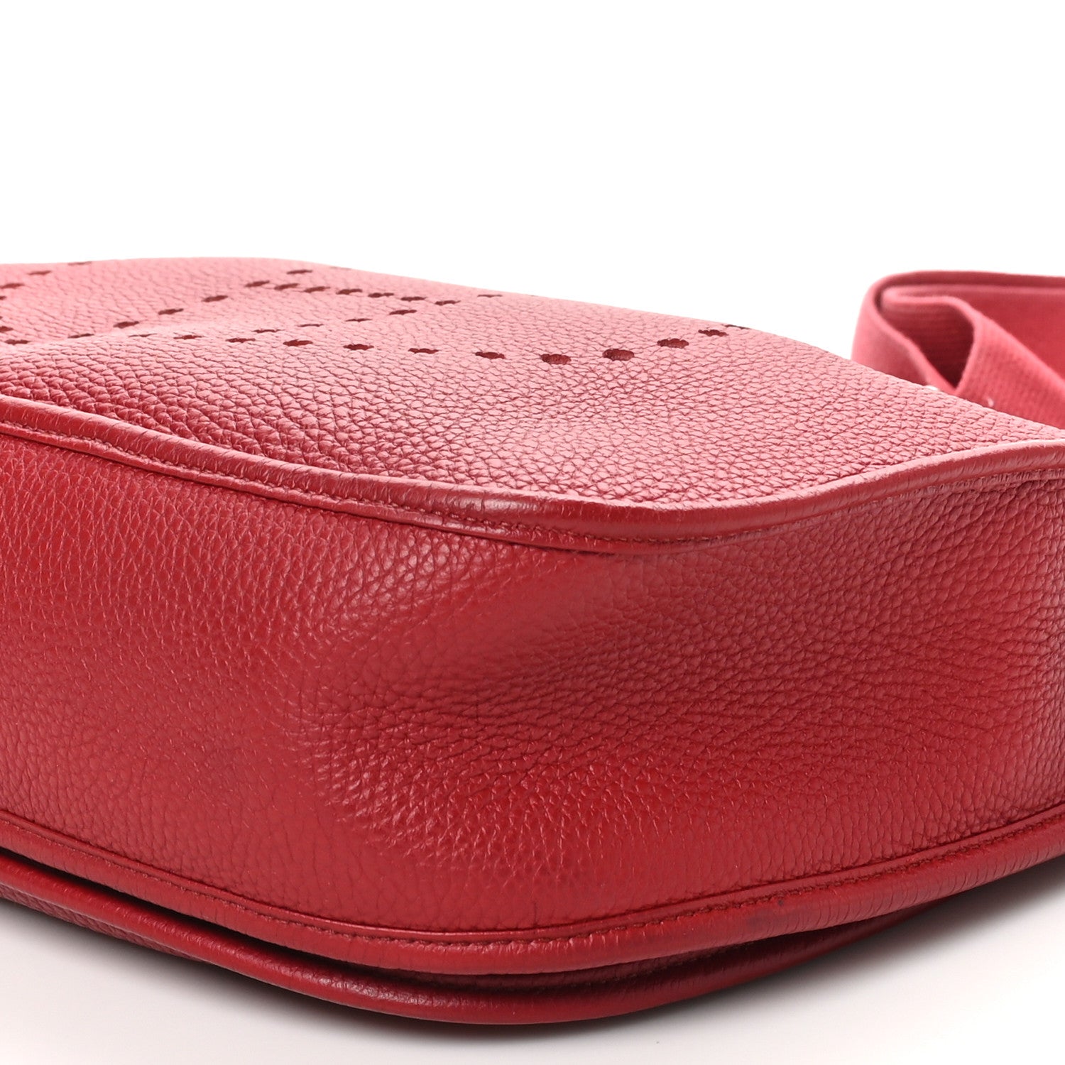 Hermes Taurillon Clemence Evelyne II GM Rouge Garance 10 of 10