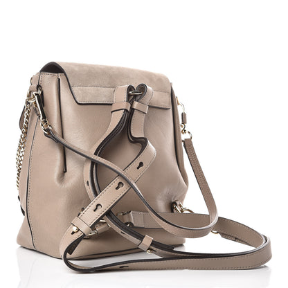 Chloe Suede Calfskin Medium Faye Backpack Motty Grey 3 of 9