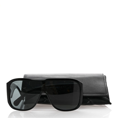 Chanel Acetate Crystal CC Shield Sunglasses 5466-B-A Black 9 of 9