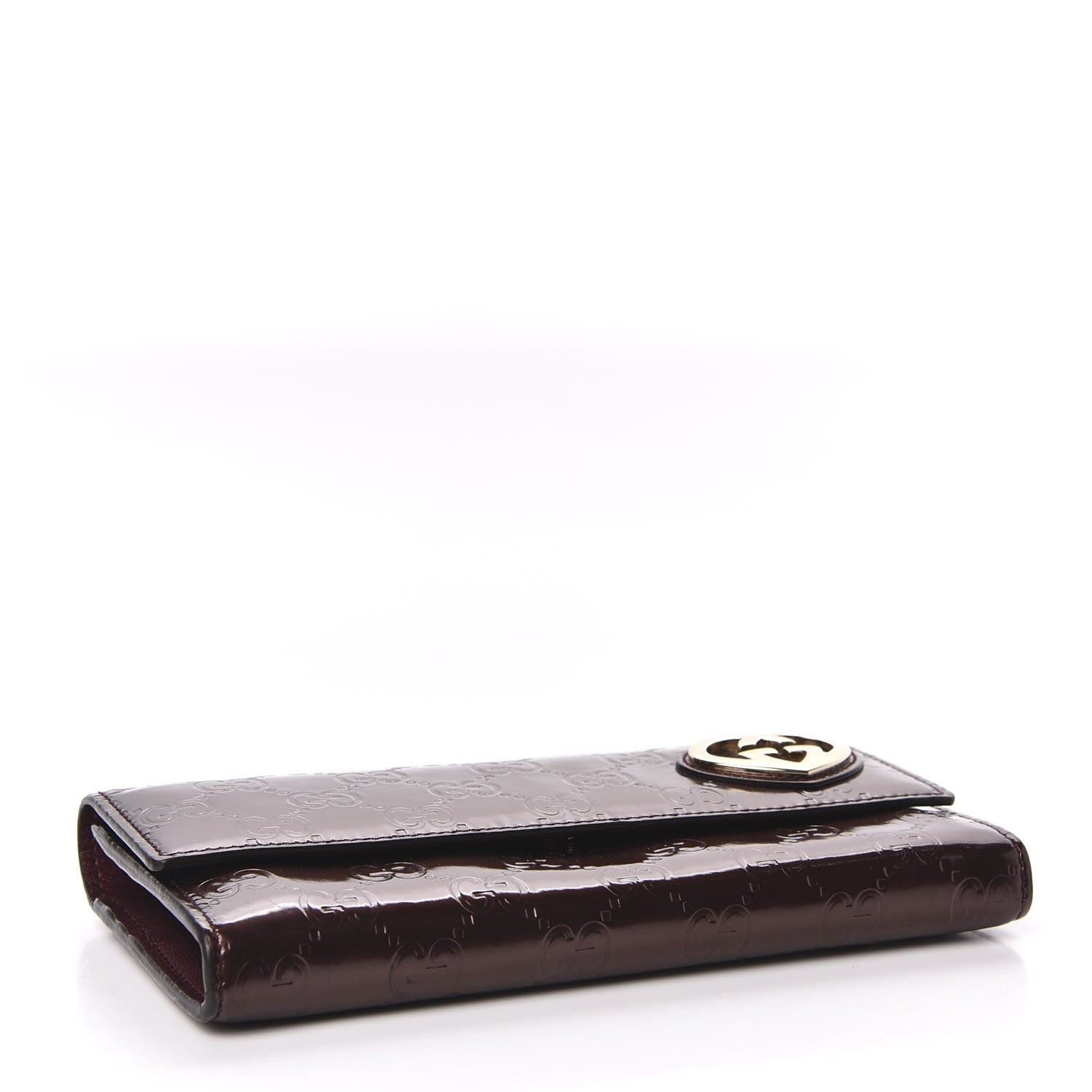Gucci Shine Guccissima Lovely Heart Continental Wallet Scarlatto 4 of 10