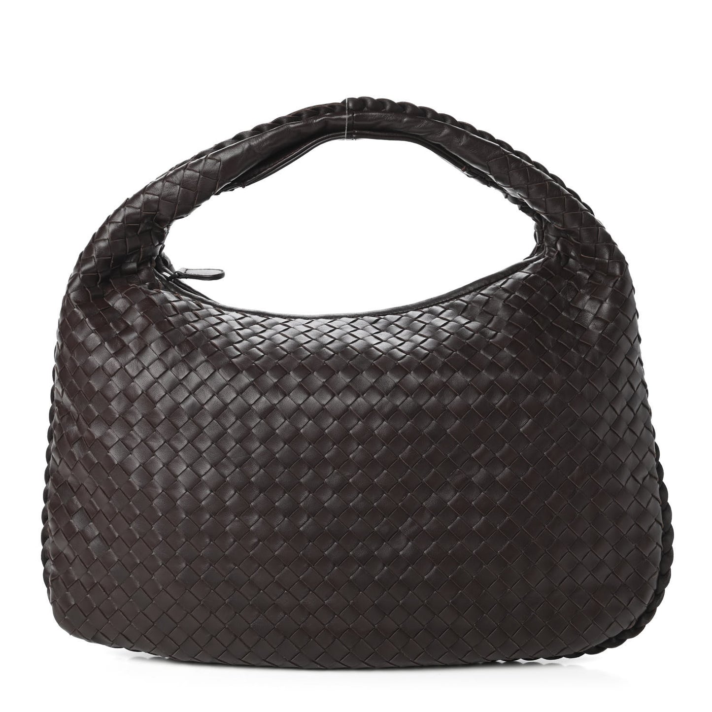 Nappa Intrecciato Medium Veneta Hobo Ebano