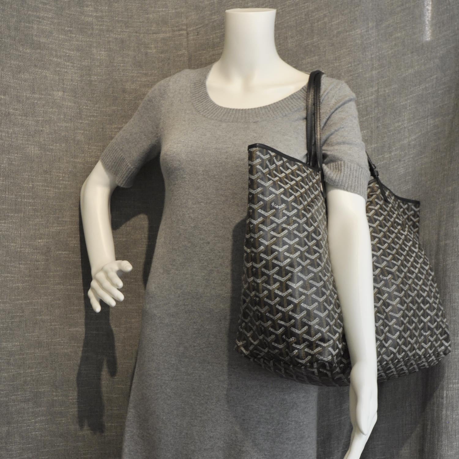 Goyard Goyardine Saint Louis GM Black 2 of 7