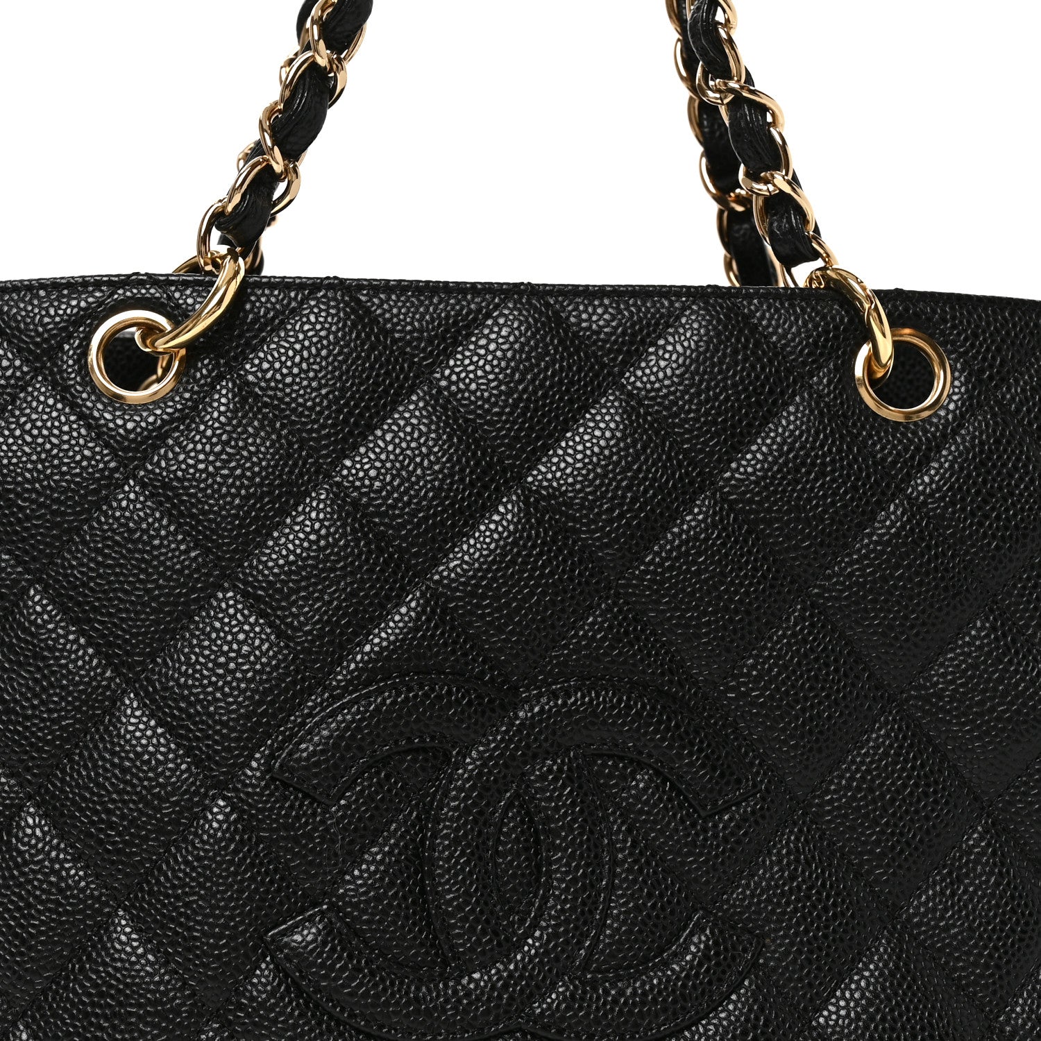 Chanel Caviar Quilted Petit Timeless Tote PTT Black 8 of 10