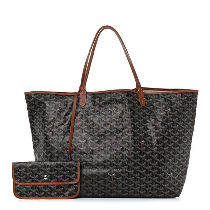 Goyard Goyardine Saint Louis GM Black Gold 1 of 17