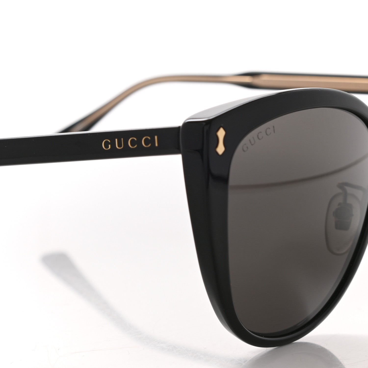 Gucci Acetate Cat Eye Sunglasses GG0193SK Black 5 of 7