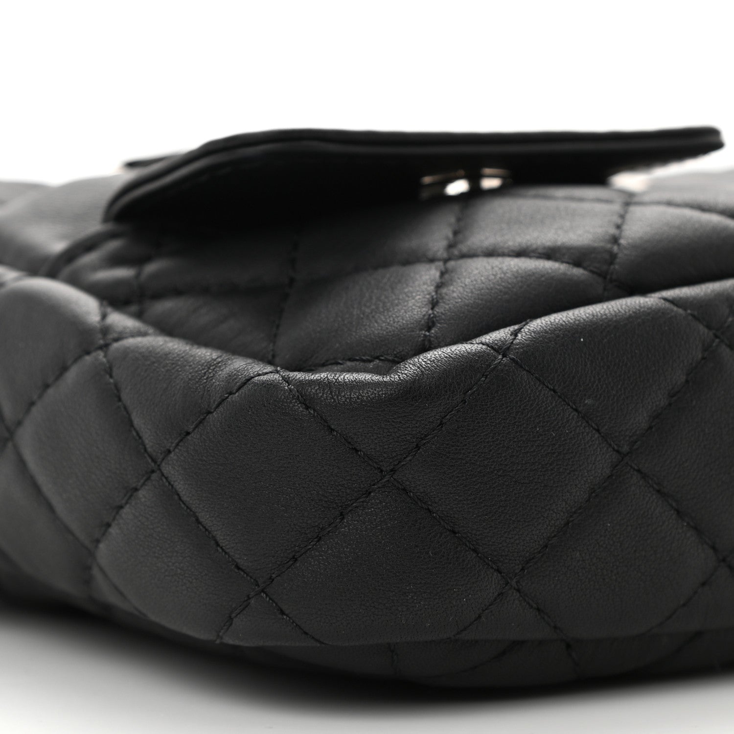 Chanel Calfskin Quilted Ultra Pocket Camera Case Black 9 of 11