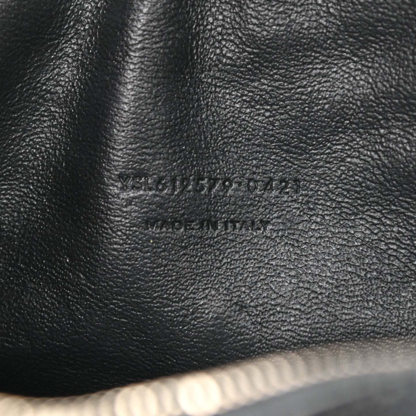 Grain De Poudre Matelasse Monogram Mini Lou Camera Bag Black