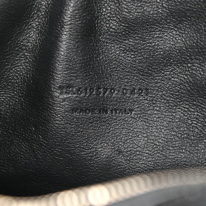 Saint Laurent Grain De Poudre Matelasse Monogram Mini Lou Camera Bag Black 7 of 12