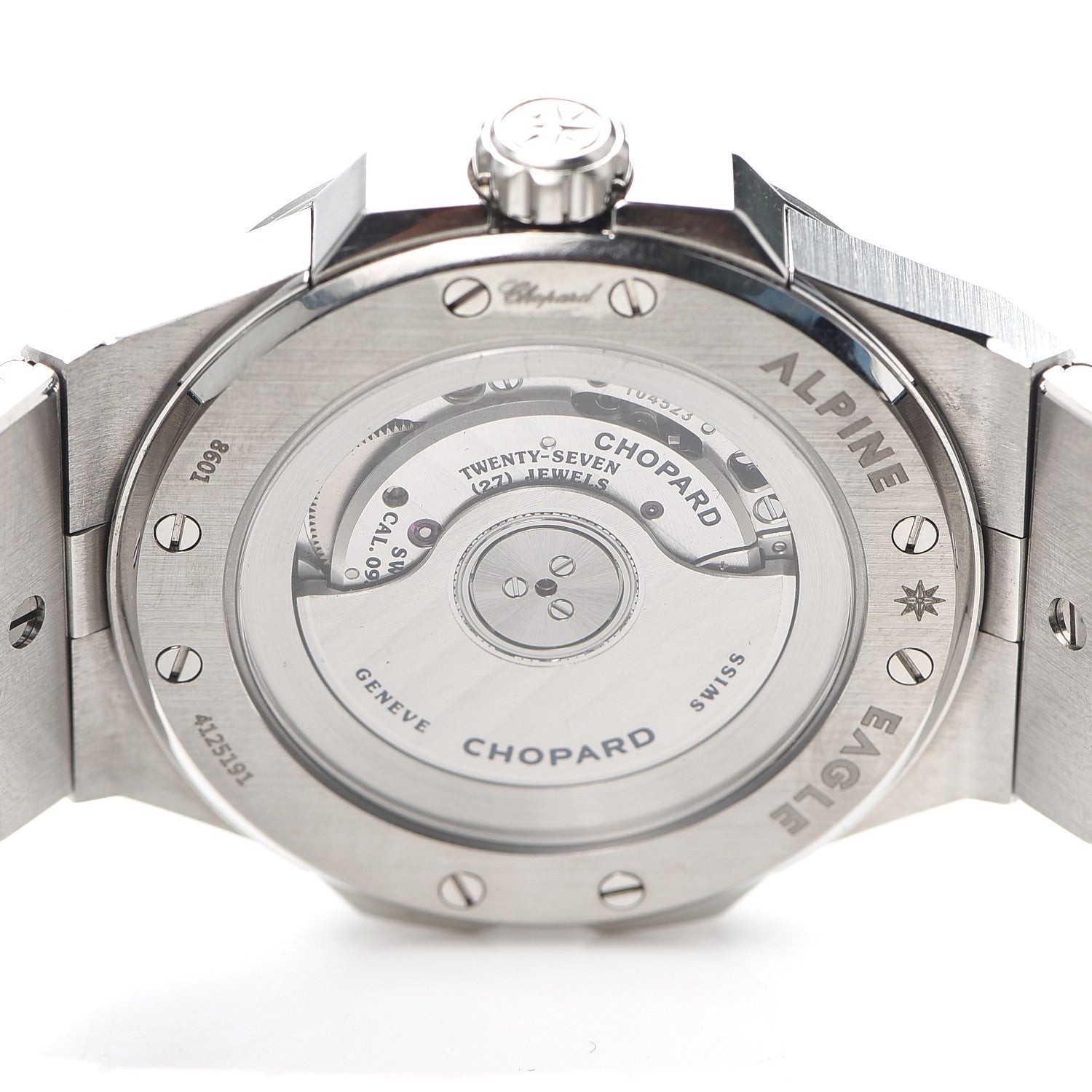 Chopard Lucent Steel 36mm Alpine Eagle Automatic Watch Blue 4 of 6
