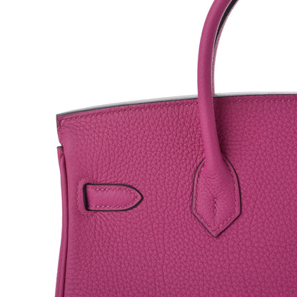 Hermes Togo Birkin 25 Rose Pourpre 36 of 37