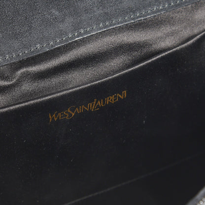 Saint Laurent Denim Classic Y Ligne Clutch 6 of 9