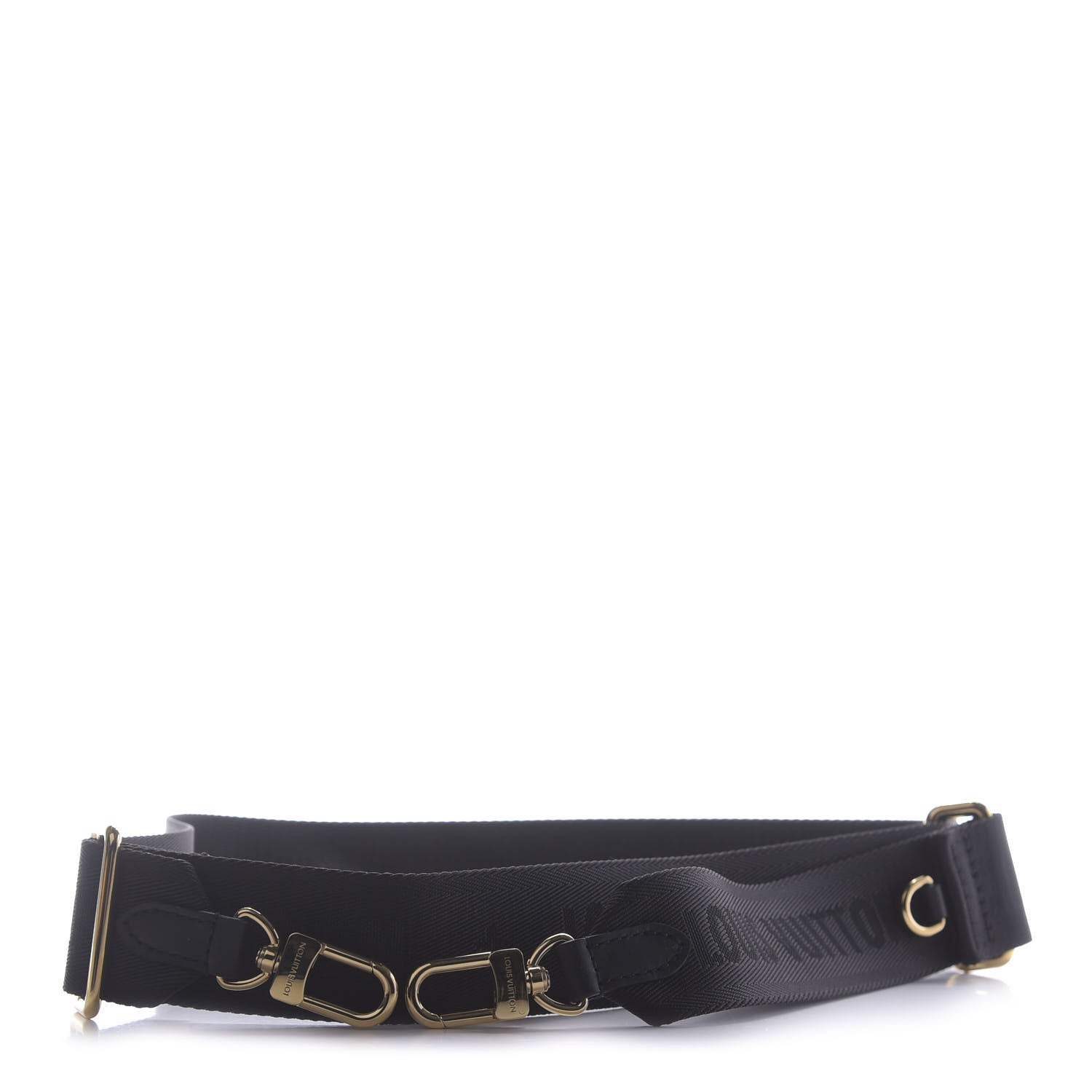 Louis Vuitton Nylon Petite Malle Souple Shoulder Strap Black 1 of 4