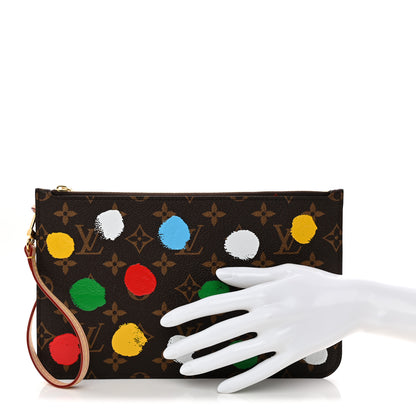 Louis Vuitton LV X YK Monogram Painted Dots Neverfull MM Pochette 2 of 7