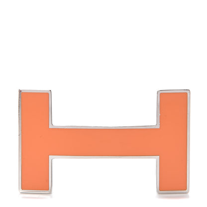 Hermes Enamel Quizz H Belt Buckle Orange 1 of 2