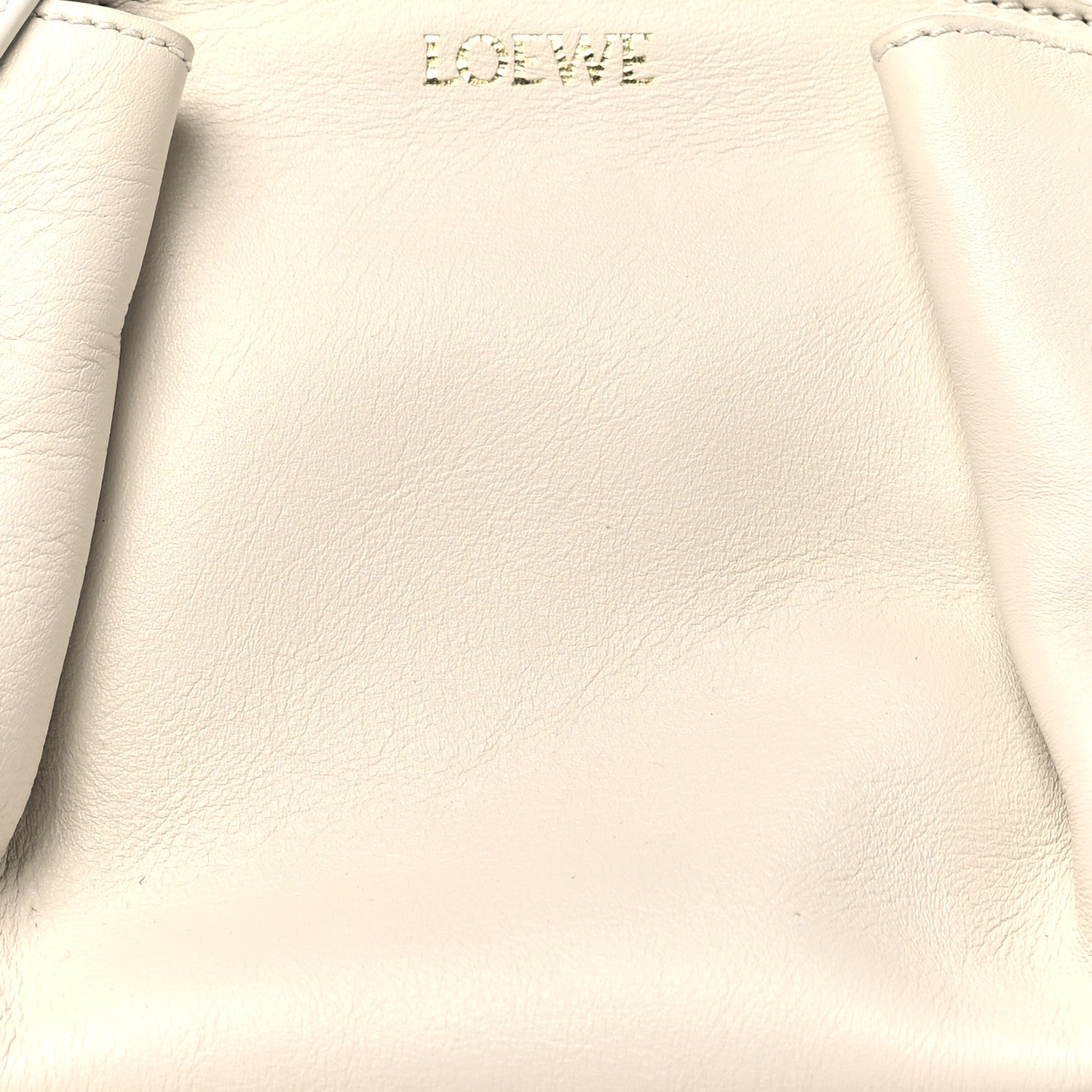 Loewe Shiny Nappa Calfskin Small Paseo Bag With Chain Soft White 7 of 10