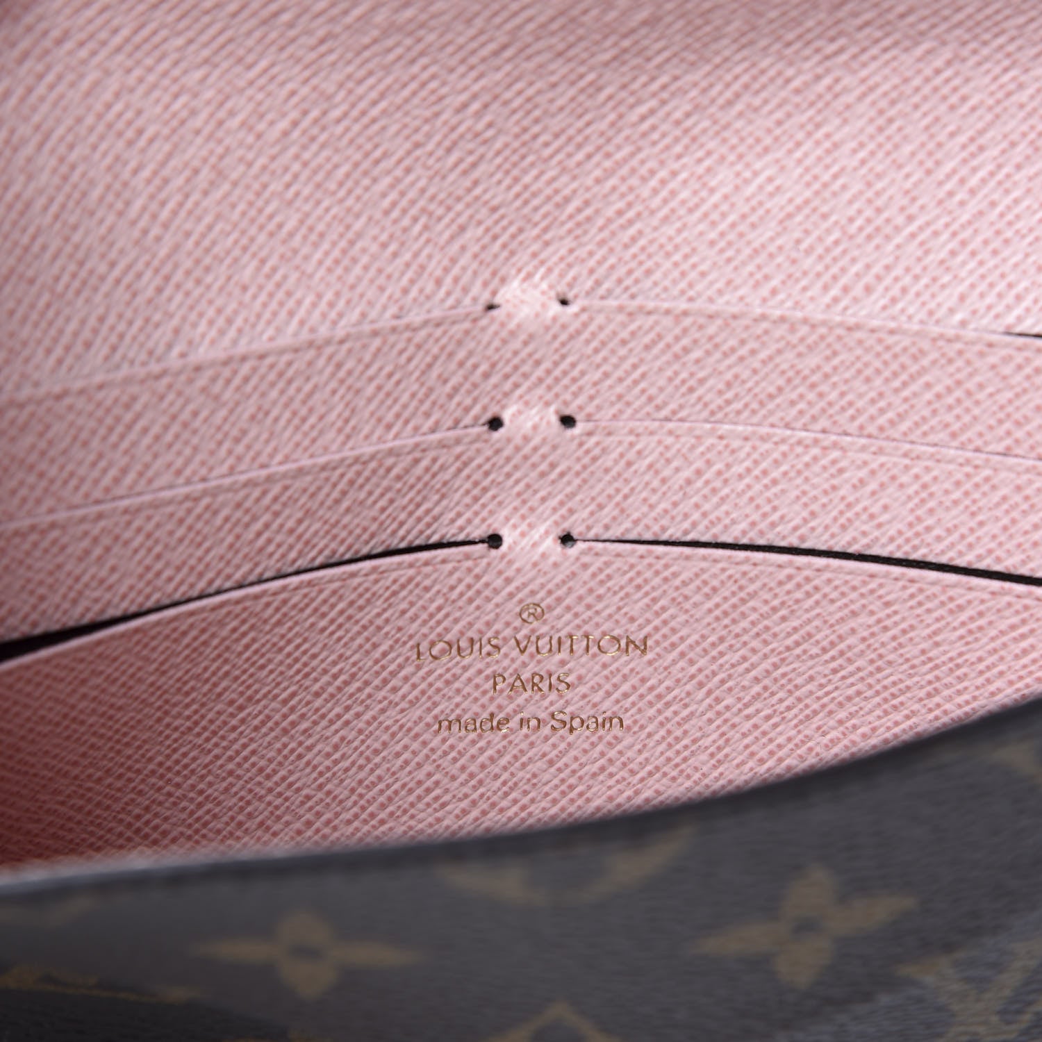 Louis Vuitton Monogram Jeanne Wallet Rose Ballerine 8 of 9