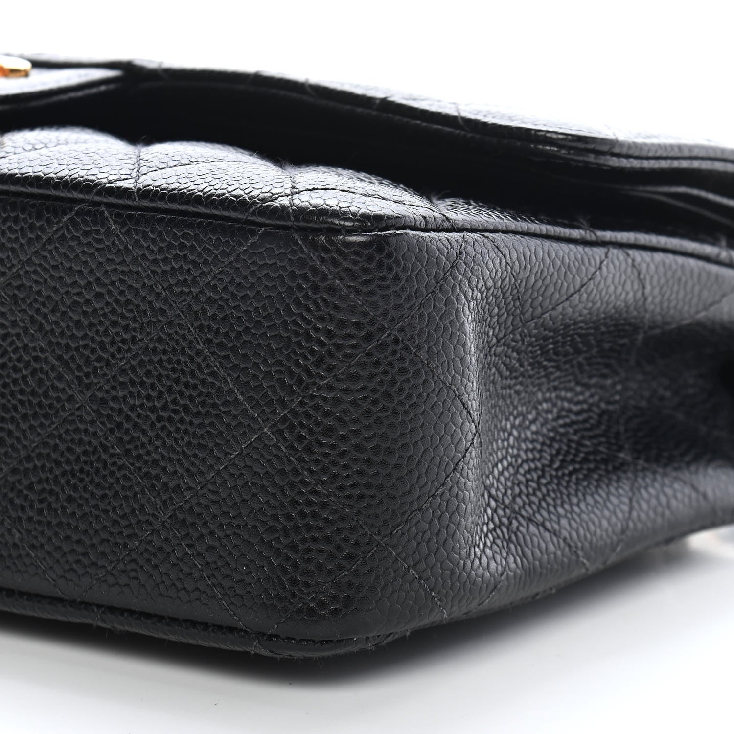 Chanel Caviar Quilted Medium Double Flap Black 8 of 8