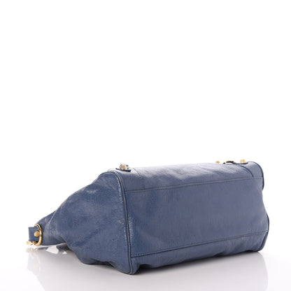 Balenciaga Agneau Giant 12 Gold Hardware Velo Bleu Persan 5 of 8