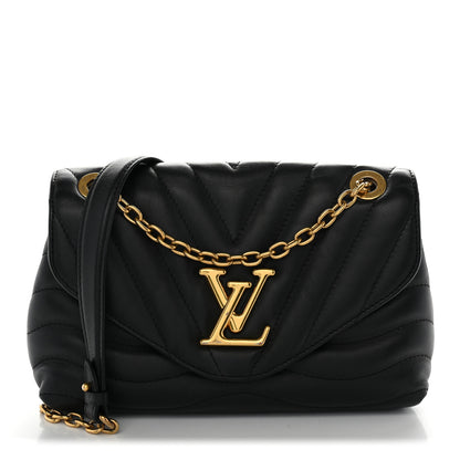 Louis Vuitton Calfskin LV New Wave Chain Bag Black 1 of 11