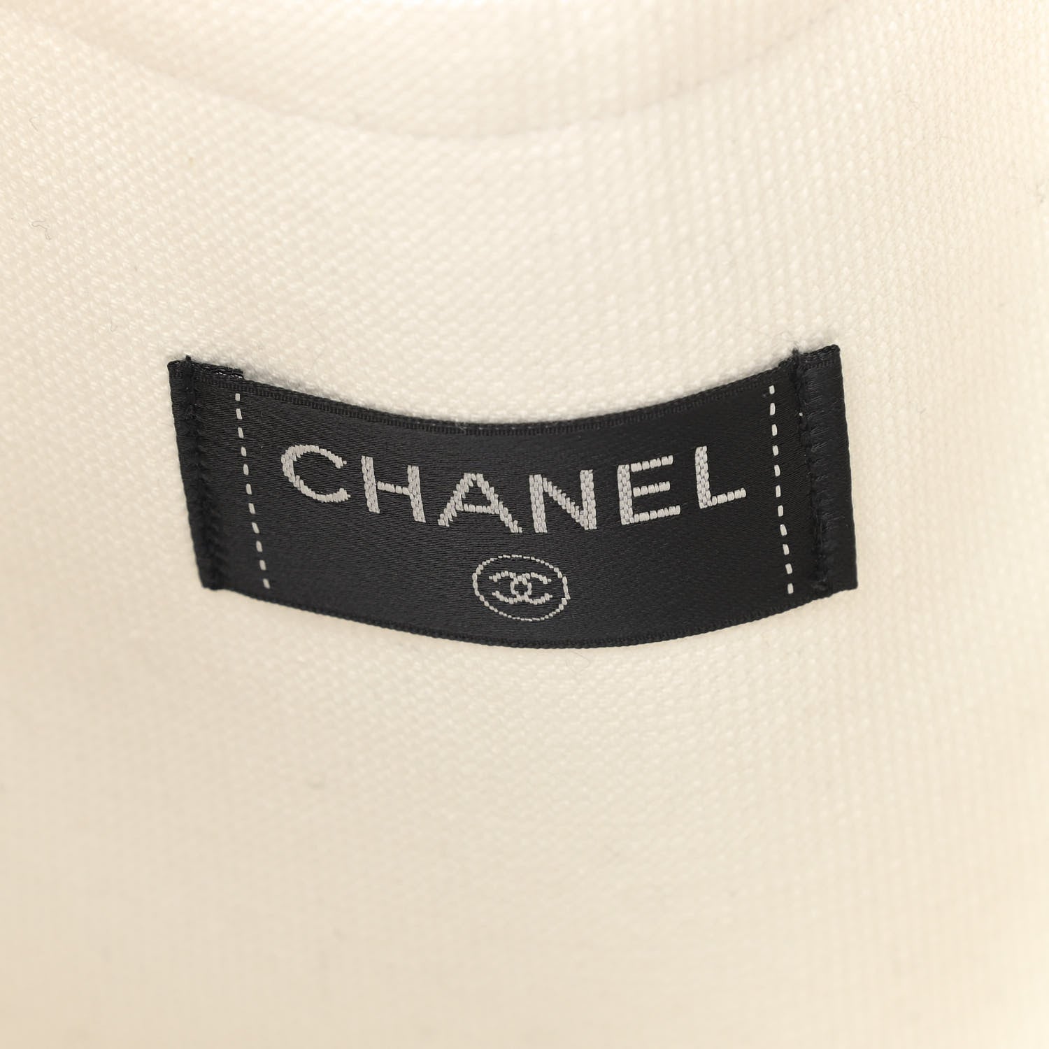 Chanel Terry Cotton CC Beach Tote Towel Set Black White 7 of 11