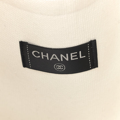 Chanel Terry Cotton CC Beach Tote Towel Set Black White 7 of 11