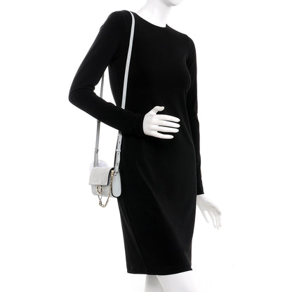 Chloe Suede Calfskin Mini Faye Shoulder Bag Airy Grey 2 of 7