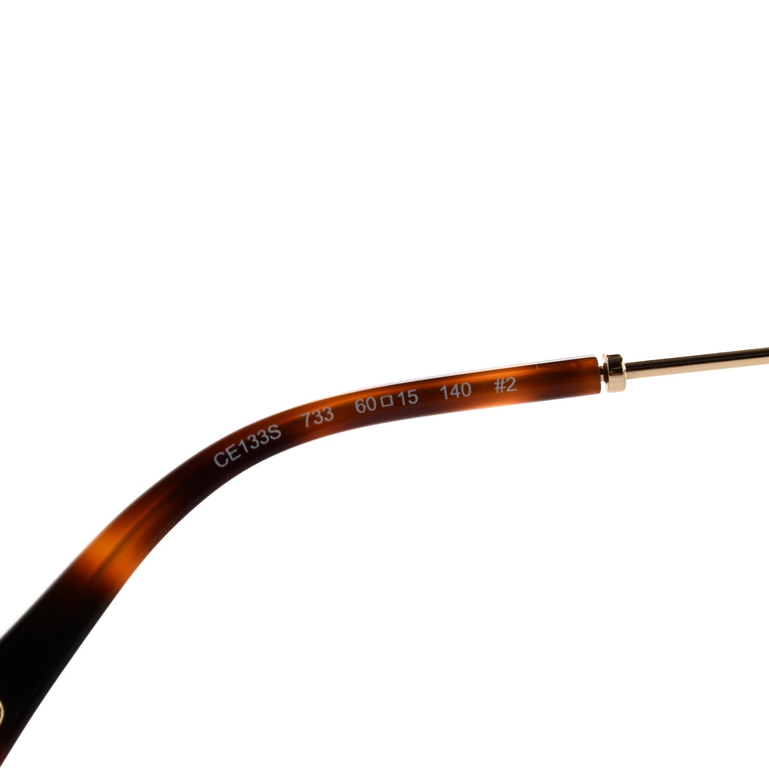 Chloe Poppy Cutout Square Sunglasses CE133S Havana Brown 5 of 6
